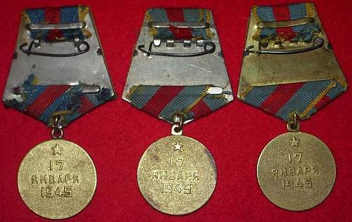 My Liberation medals.