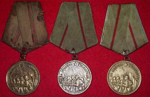 My Defense medals.