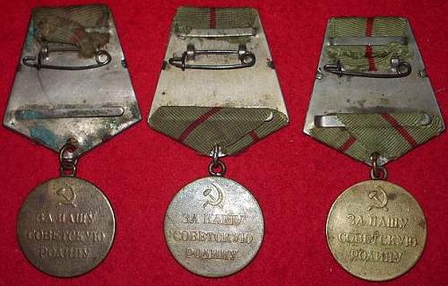 My Defense medals.