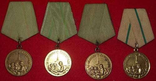 My Defense medals.