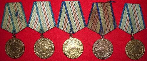 My Defense medals.