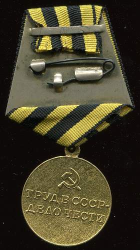 Document and Medal for the Restoration of the Donbass Coal Mines