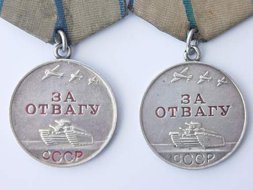 Bravery Medals and Order of the Red Star group
