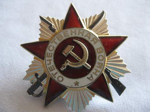 The Soviet medal