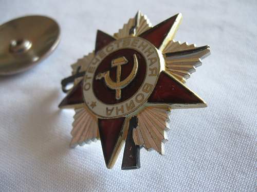 The Soviet medal