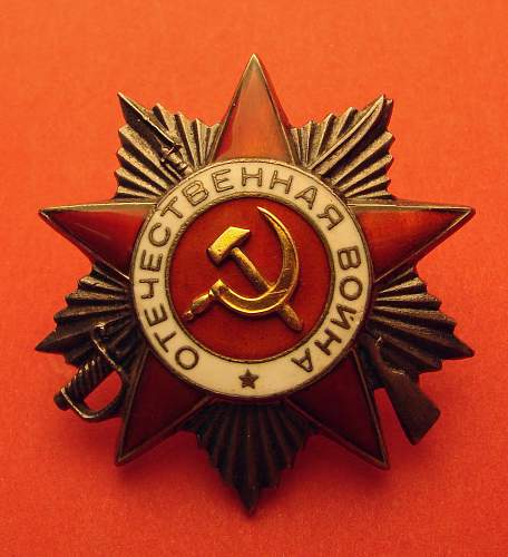 Soviet Order of the Patriotic War, 2nd class