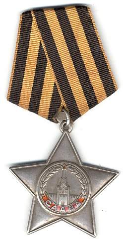 Order of Glory Third Class