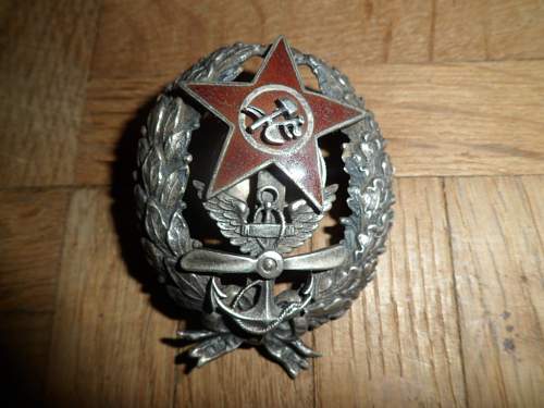 Soviet Naval Air Force badge, help needed