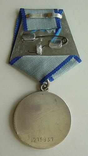 Medal For Bravery....