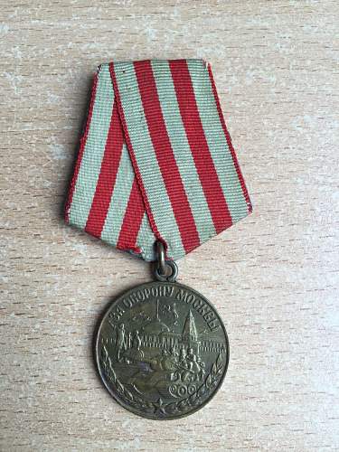 Defence of Moscow Medal