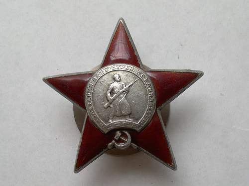 Original order of the red star?