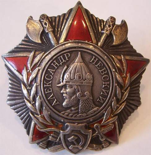 show and tell: My Order of Alexander Nevsky