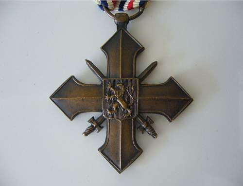 Czech War Cross 1939