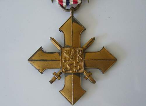 Czech War Cross 1939