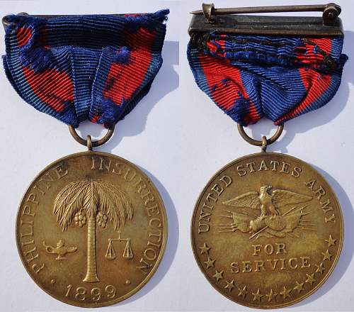 Early US Campaign Medal Group - Boxer Rebellion through WWI