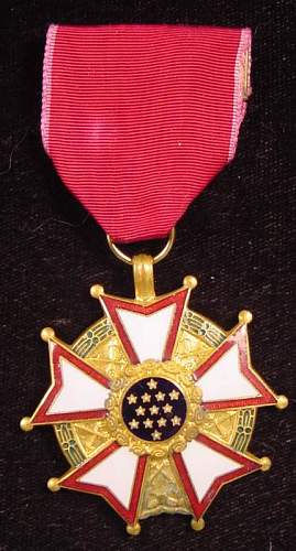 US Legion of Merit medal - Authentic and WWII issue?