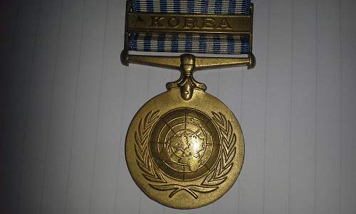 United Nations Korean Service Medal.