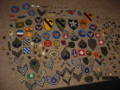 Some US patches and pins etc