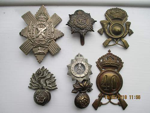 Selection of Badges in need of identification