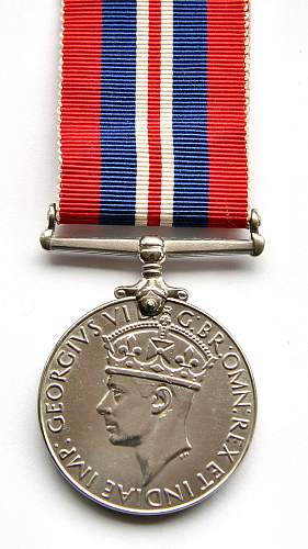 Polish soldier with British Empire Medal