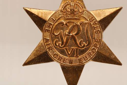 Air Crew Europe Star Medal