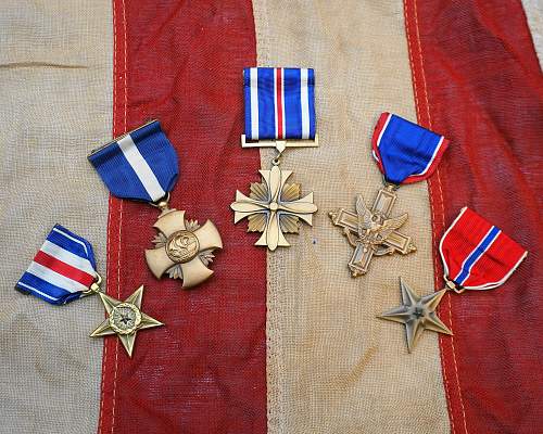 Distinguished Flying Cross, the &quot;Trinity&quot; and my US collection so far........