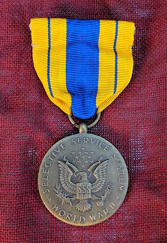 US Selective Service Award