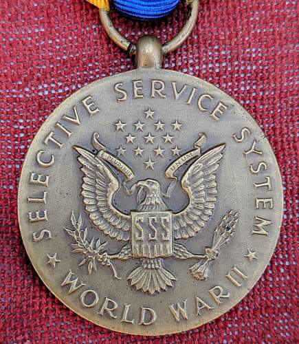 US Selective Service Award