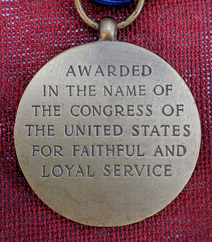 US Selective Service Award