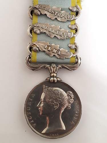 Charge of the Light Brigade medal KIA