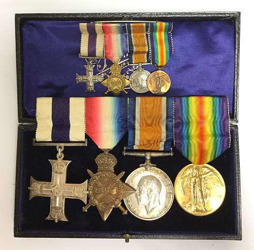 WW1 RAMC Military Cross group