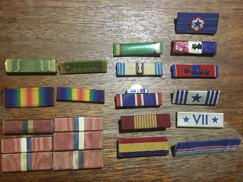 US Medal Bars For Reveiw