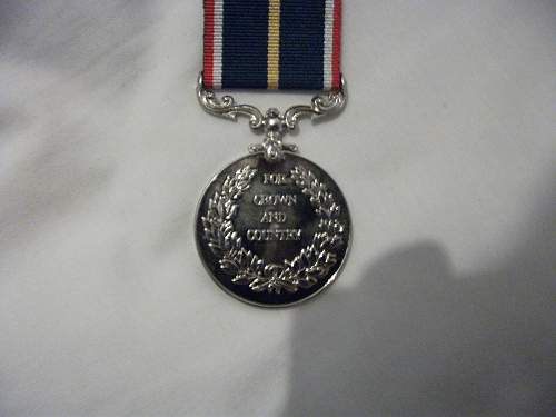 Grandads Service Medal And Miniature WW2 Medals