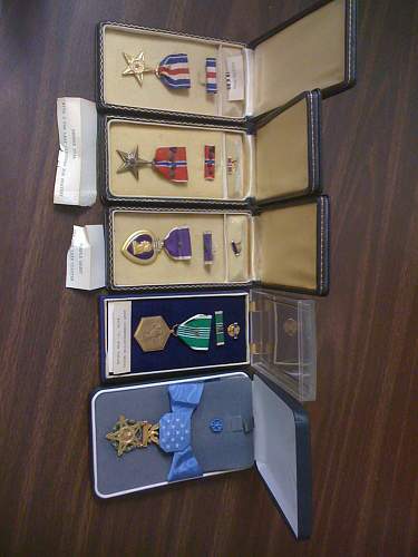 1st Sgt. David Mcnerney's medals