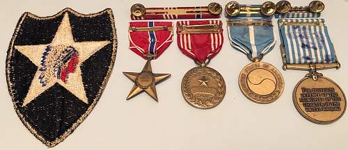 Bronze Star lot from the Forgotten War