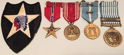 Bronze Star lot from the Forgotten War