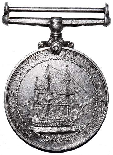 Newly acquired Long Service and Good Conduct Navy Medal