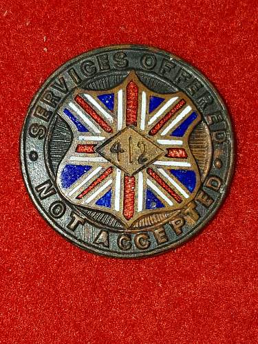 Candian Services Rendered pins