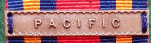 WW2 British campaign medal clasps (bars)