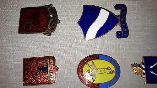 German made allied regimental badges, Please help!!