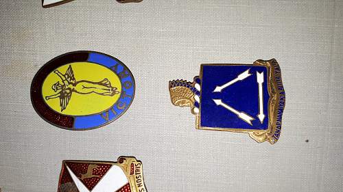 German made allied regimental badges, Please help!!