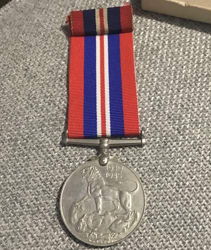 How much is my medal with its original box worth?