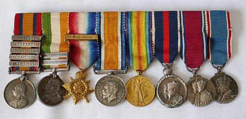 Boer war/WW1 medal group