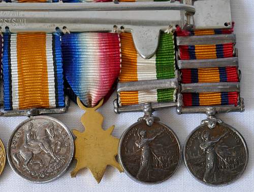 Boer war/WW1 medal group