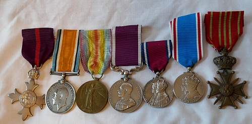 WW1 Scots Greys medal group