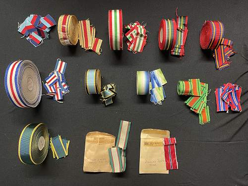 WWI replacement medal ribbons