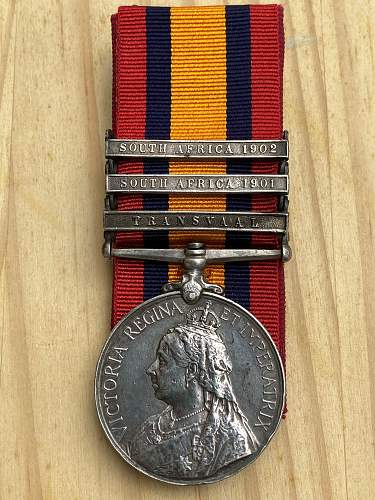 Queens South Africa Medal 1899