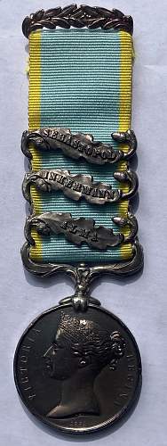 British Crimea Medal 1854-1856