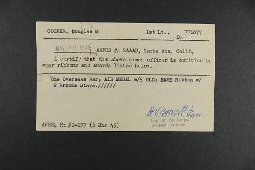 USAAF 8th AAF Air medal query...