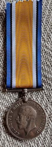 WW1 War Medal Captain E. D. B. OXLEY